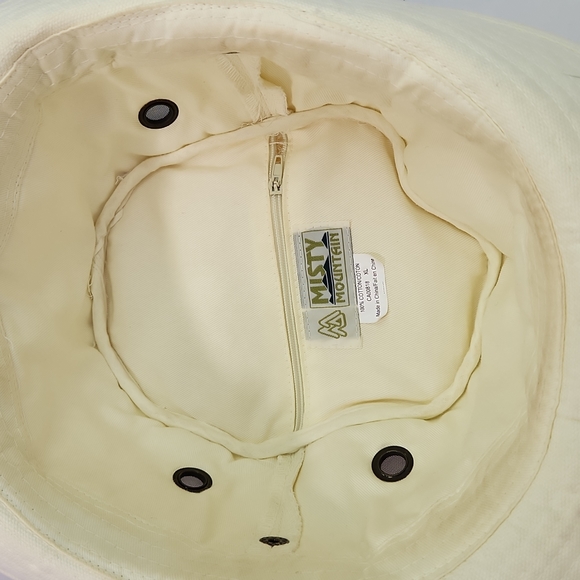 Misty Mountain Bosun White Canvas Outdoors Unisex Hat (XL) - Picture 11 of 14